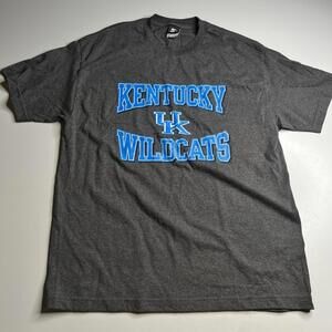Kentucky Wildcats Shirt Mens XL Gray NCAA Basketball Starter Short Sleeve Tee